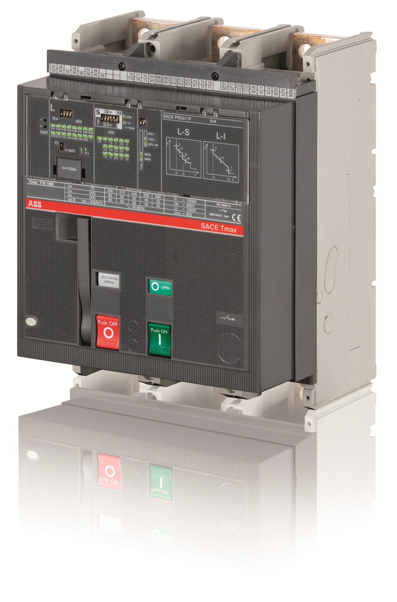 Interlec ABB T7S 1600 PR231/P LS/I In=1600A 3p F F M – INTERLEC ELECTRICAL ...