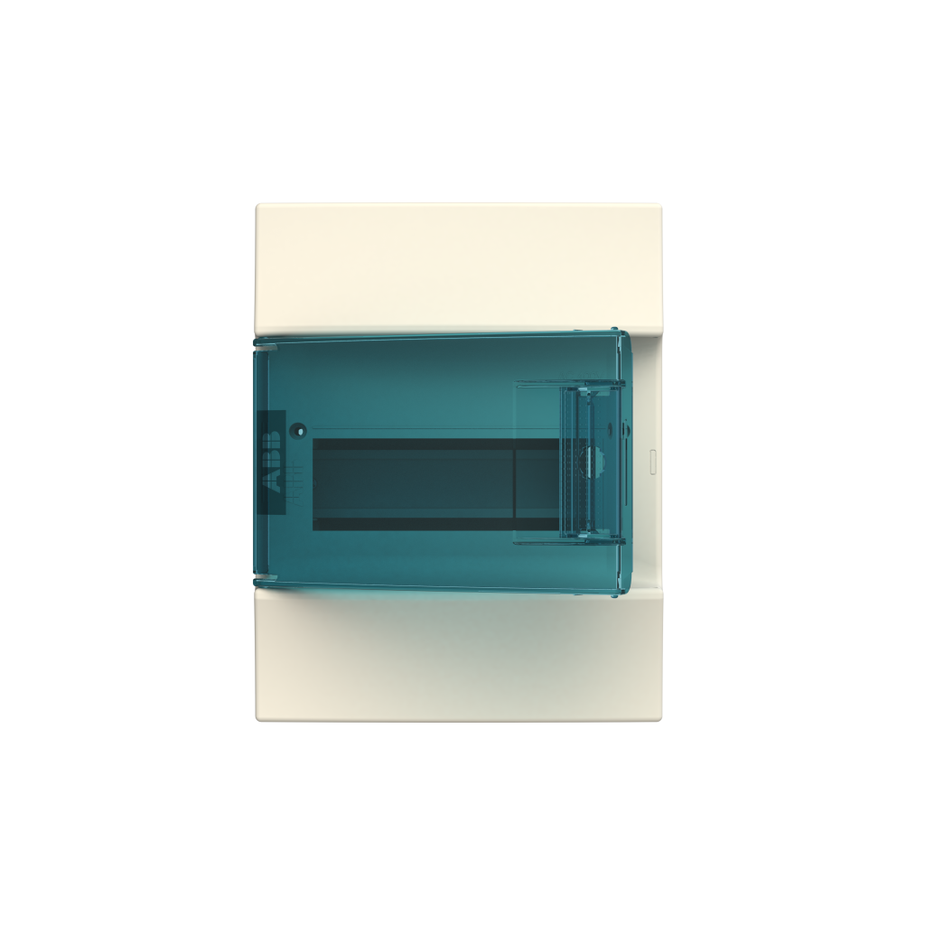 Interlec ABB 41P08X12 Consumer unit , Surface mounting, 8 modules, 1 row(s ...