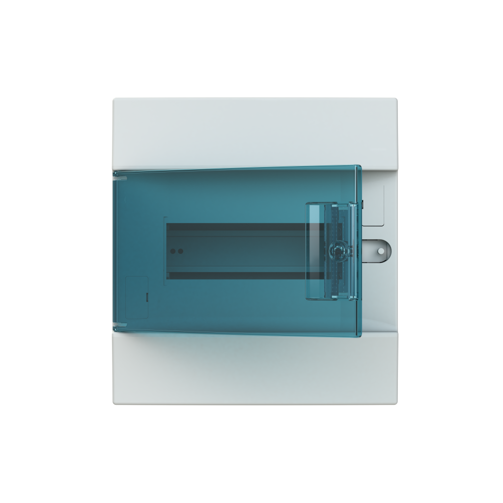 Interlec ABB 41A08X12 Consumer unit , Flush mounting, 8 modules, 1 row(s), IP41 ...